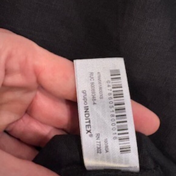 New Zara linen open back dress XS - Picture 6 of 10